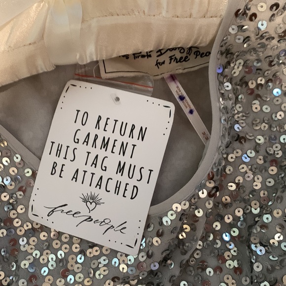 JENS PIRATE BOOTY FOR FREE PEOPLE DARK WATERS SEQUIN EMBELLISHED MINI DRESS M - Picture 15 of 15